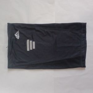 GoLoveJoy neck gaiter black with two mesh panels one size unisex Copy